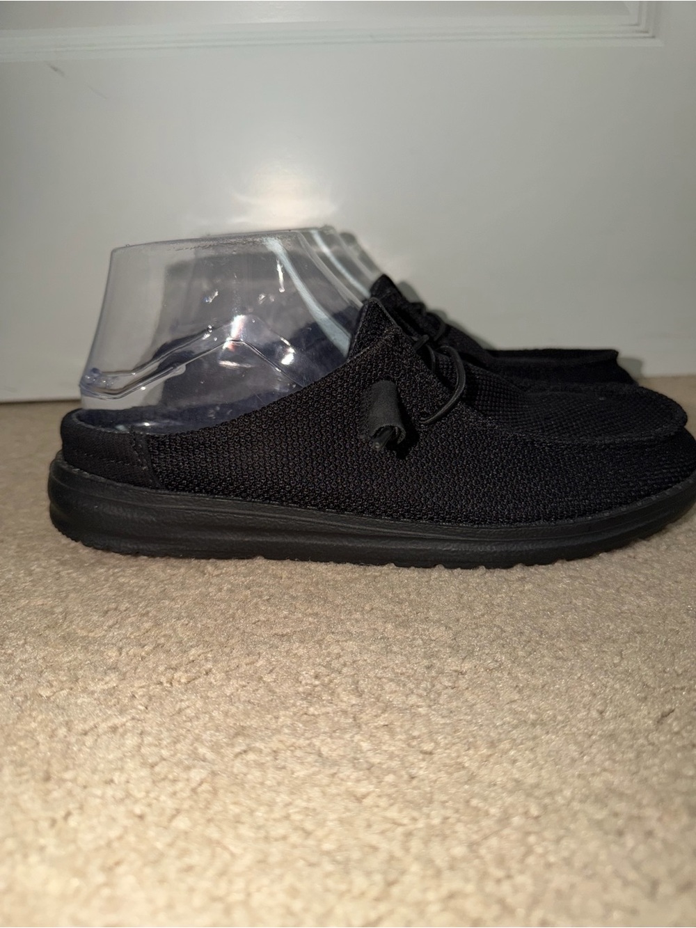 Hey Dude Wendy Slip Stretch Sox Black Women’s Size 8 Lightweight Slip On Shoes